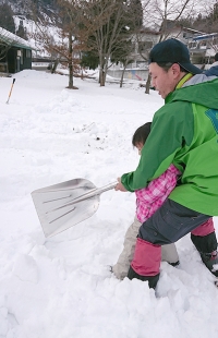 雪かきボランティア in 長野県長野市鬼無里②