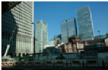 建設現場を見つめて